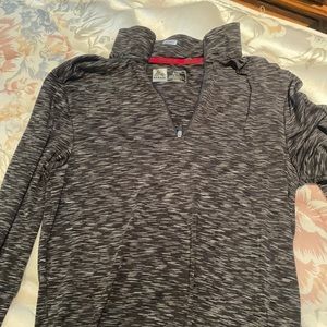 RBX fitted athletic shirt. Quarter zip down.